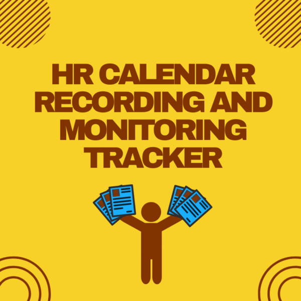 HR CALENDAR RECORDING AND MONITORING TRACKER